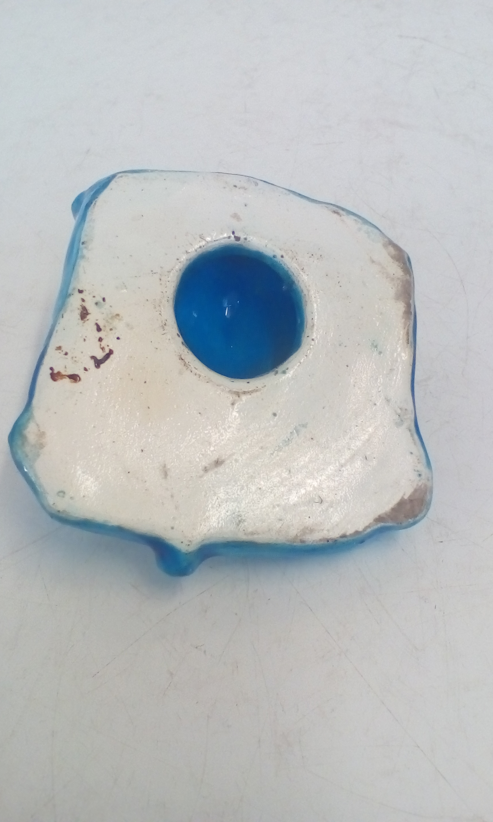 Blue glazed child study (possibly Bernard Moore?), - Image 2 of 2