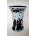 Moorcroft vase, "Lucky Black Cat", 16 cm high