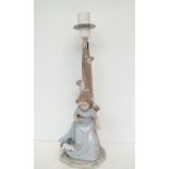 Nao lamp figure of a girl 38cm - Boxed