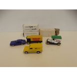 Four corgi models from the weetabix collection wit