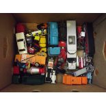 Box of collectable model cars