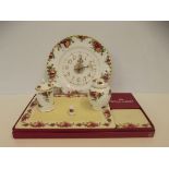 Royal Albert table ware , clock and three others