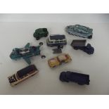 Collection of vintage model cars to include a corg