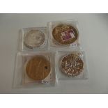 4x collectors coins