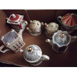 Collection of novelty tea pots