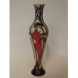 Moorcroft slender vase in the Style of the Seasons