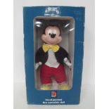 Hand painted mid sized doll of mickey mouse