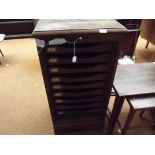 Tambour 9 drawer cabinet