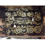 Box of horse brasses