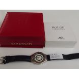 Givenchy & Rouge Hermes perfume with a wristwatch