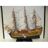 A large model of HMS victory 70cm