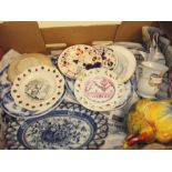 Collection of early porcelain and pottery to inclu