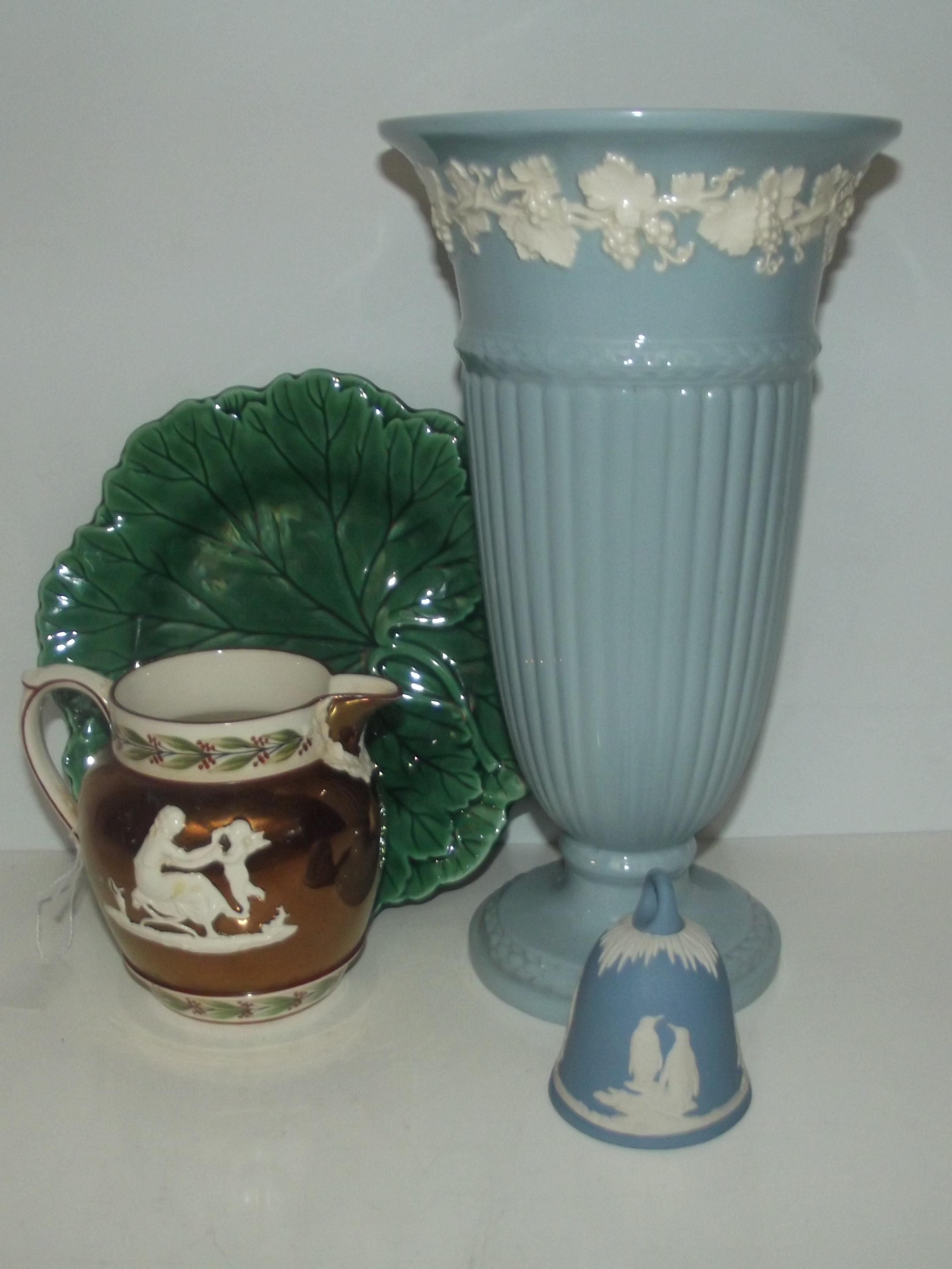 A group of wedgwood to include a large queens ware