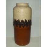 Large west german floor vase 41cm