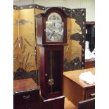 20th century mahogany long case clock