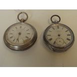 2 pocket watches for spares and repairs