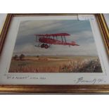 "5/- A flight" circa 1920 painting