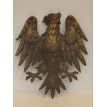 Large bronze Barclays advertisement eagle 52cm x 4