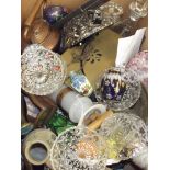 Large box of miscellaneous glass and ceramic to in