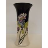 Moorcroft vase in the Trefoil pattern, height 21cm