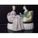 Royal Doulton group HN2276 'Heart to Heart, height