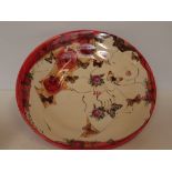 Large Karen Atherley bowl, signed to underside, di