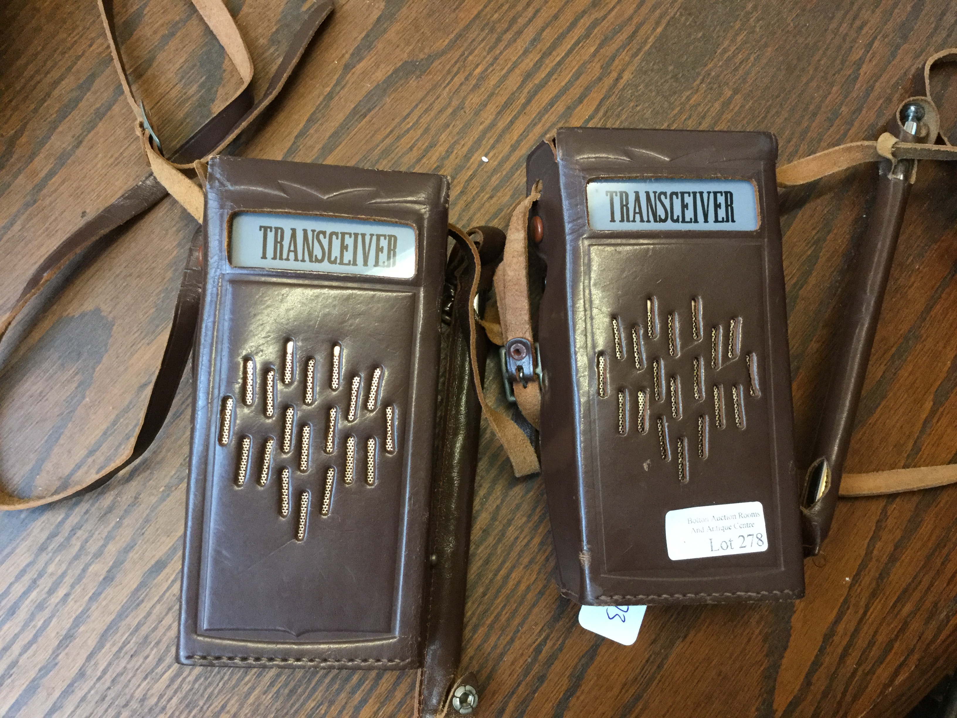 Transceiver vintage walkie talkies