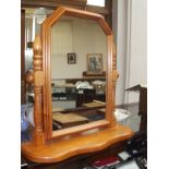 Pine framed swing mirror