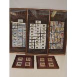 Three framed sets of Will's cigarette cards togeth