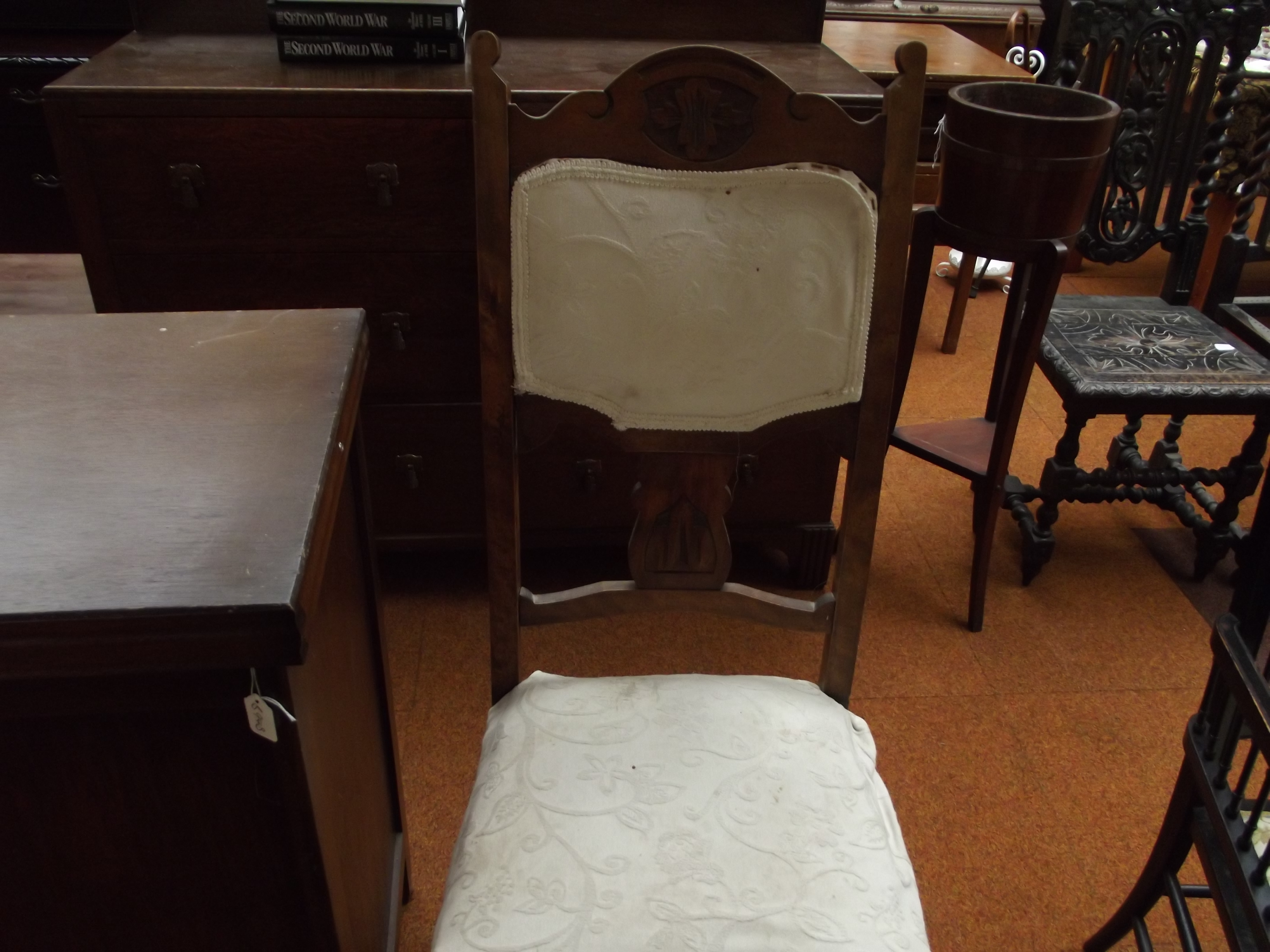 Edwardian hall chair