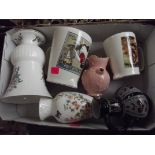 Box of ceramics