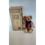 Mohair Teddy bear, boxed and tagged