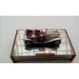 Cigarette box with classic car finial