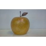 John Ditchfield paperweight in the form of a apple