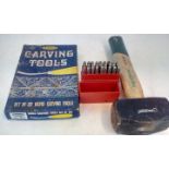 Carving set tools