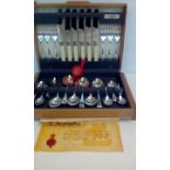 Cased H Samuel canteen of cutlery
