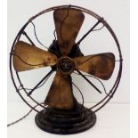 Art deco Verity's 'New Commercial' 12" desk fan, h