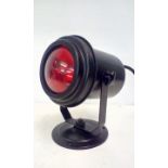 Wall mounting red spot lamp, working