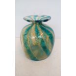 Mdina glass vase, height 14cm