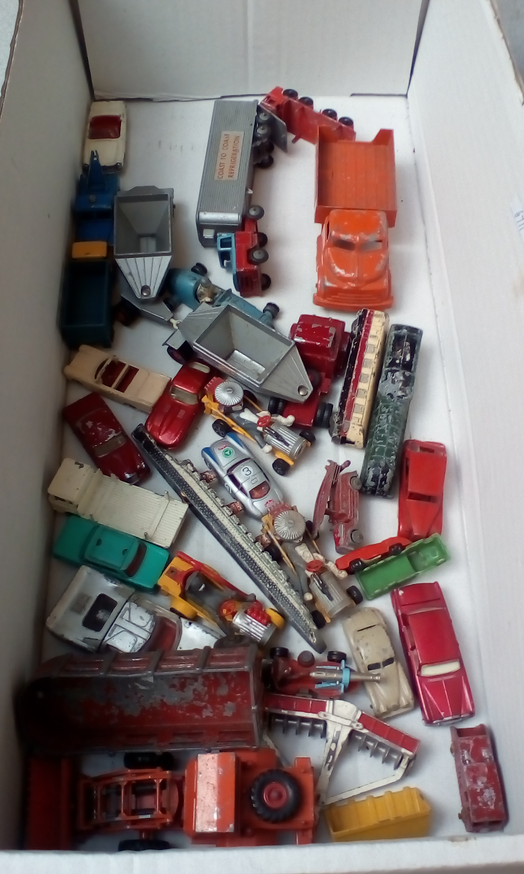 Vintage toy vehicles