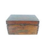 Victorian oak box