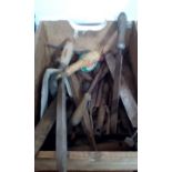 Box of vintage hand tools