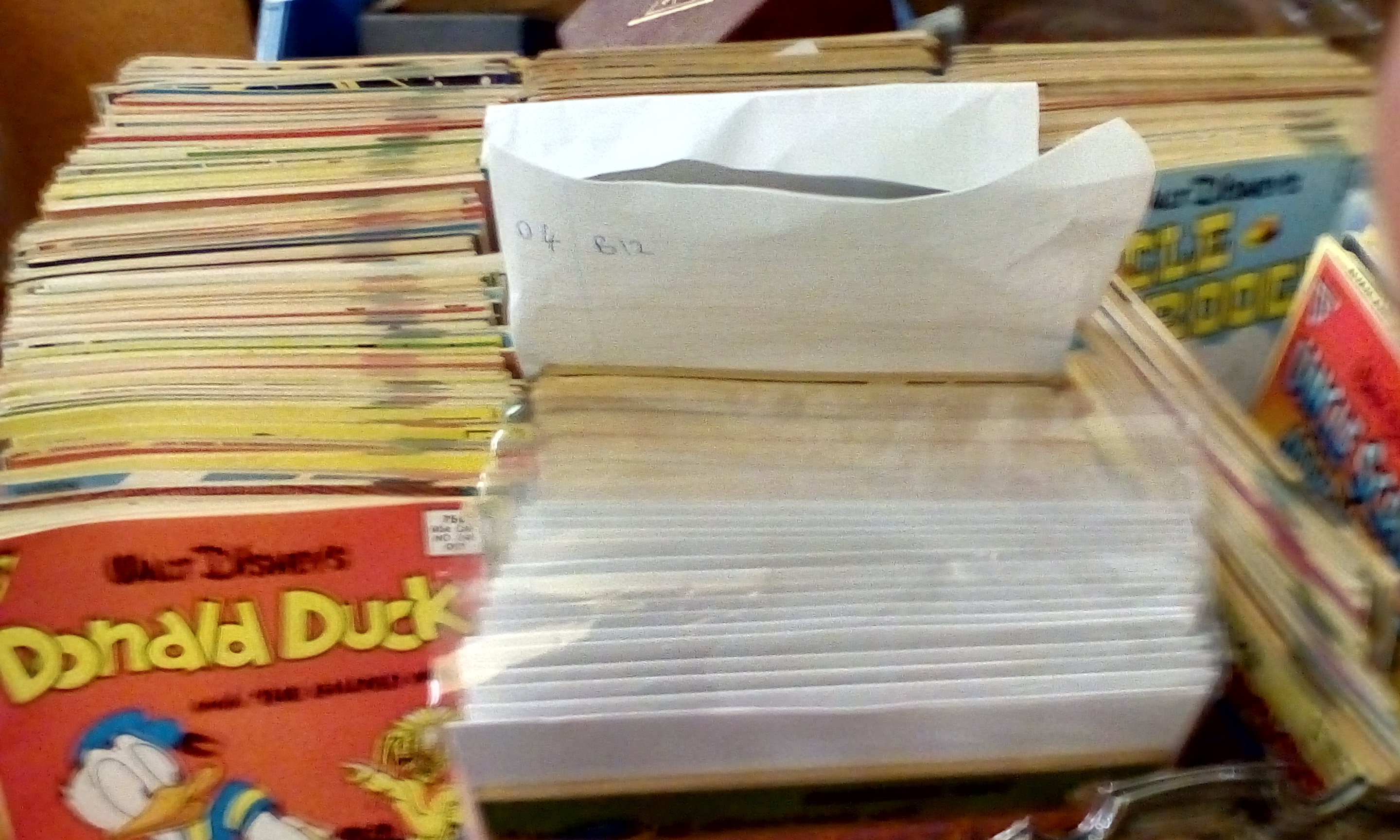 A very large box of comic books