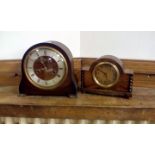 Two 1930's mantel clocks