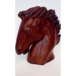 Ornamental horse's head, height 28cm