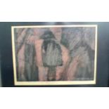 Framed abstract print, limited edition 2/20