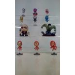 Collection of eleven Marvel figures, largest 9.5cm