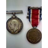 The King's medal 1913-1914 for attendance conduct