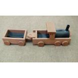 Garden planter in the form of a steam train, lengt