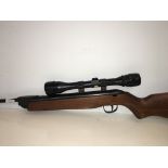 Webley & Scott Limited air rifle with telescopic s